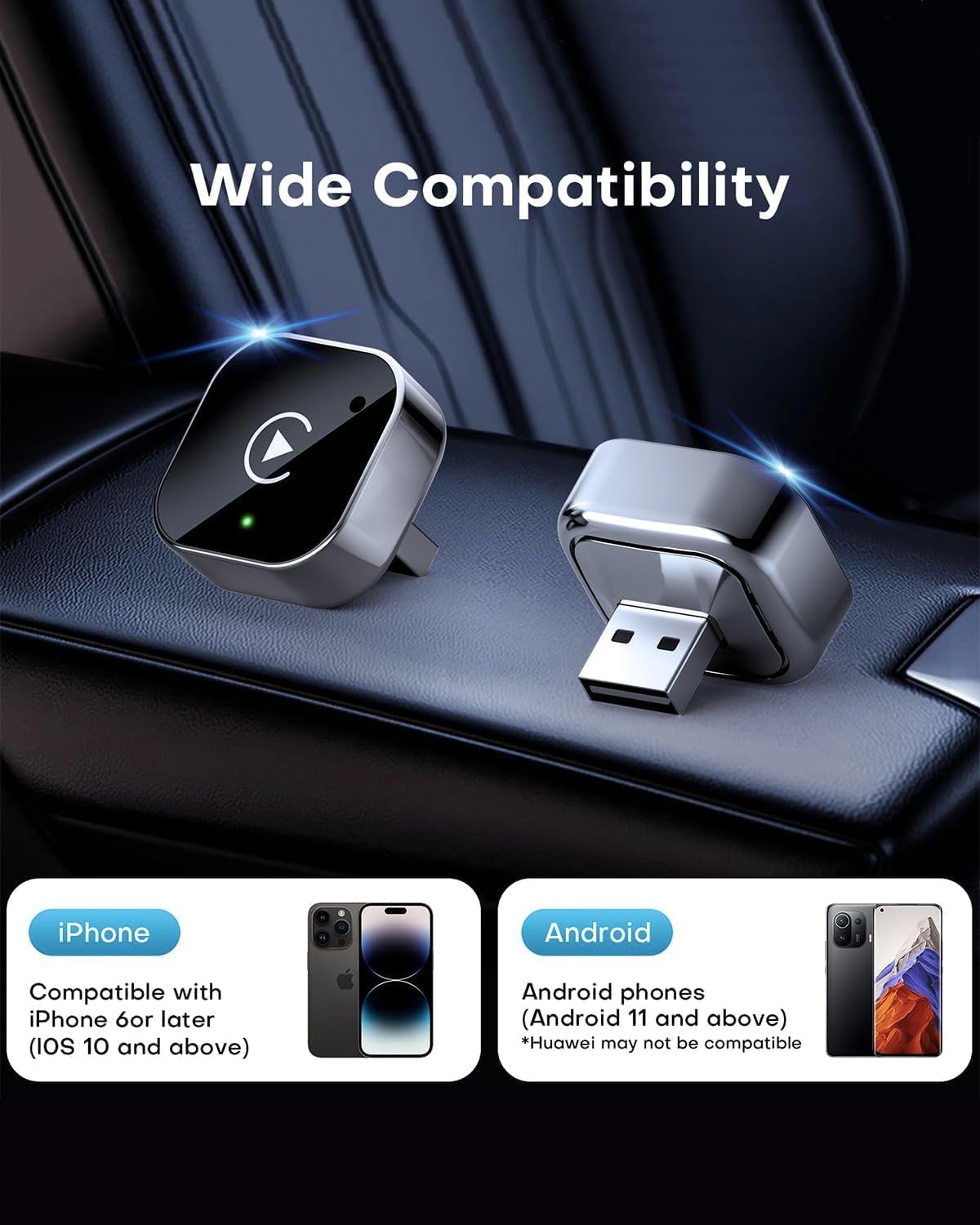 Adaptador CarPlay Sem Fio Compacto — foto 7