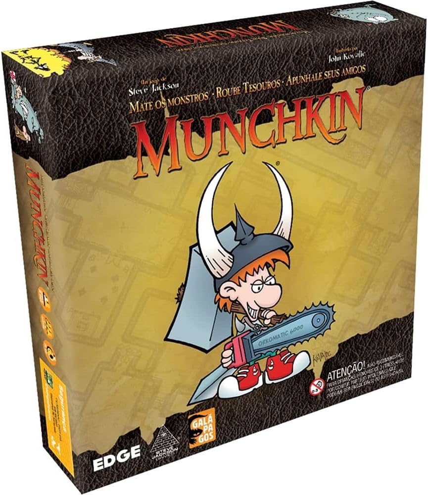 Asmodee Munchkin Jogo de Cartas, 3 a 6 jogadores, Idade +10 | Para Amigos, Partidas de até 90 minutos