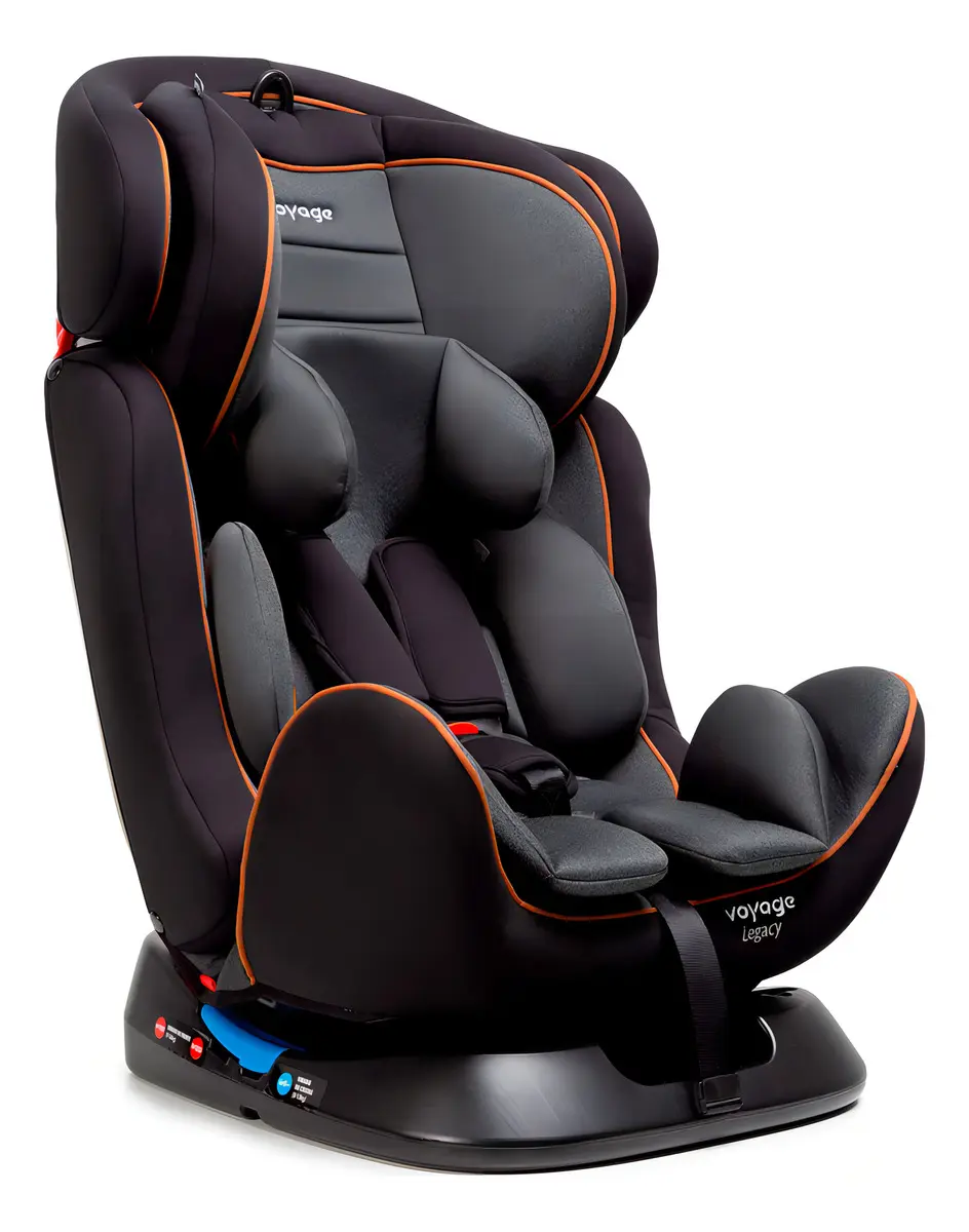 Cadeirinha Infantil Reclinável Legacy Cinza e Preto Mescla Voyage — foto 3