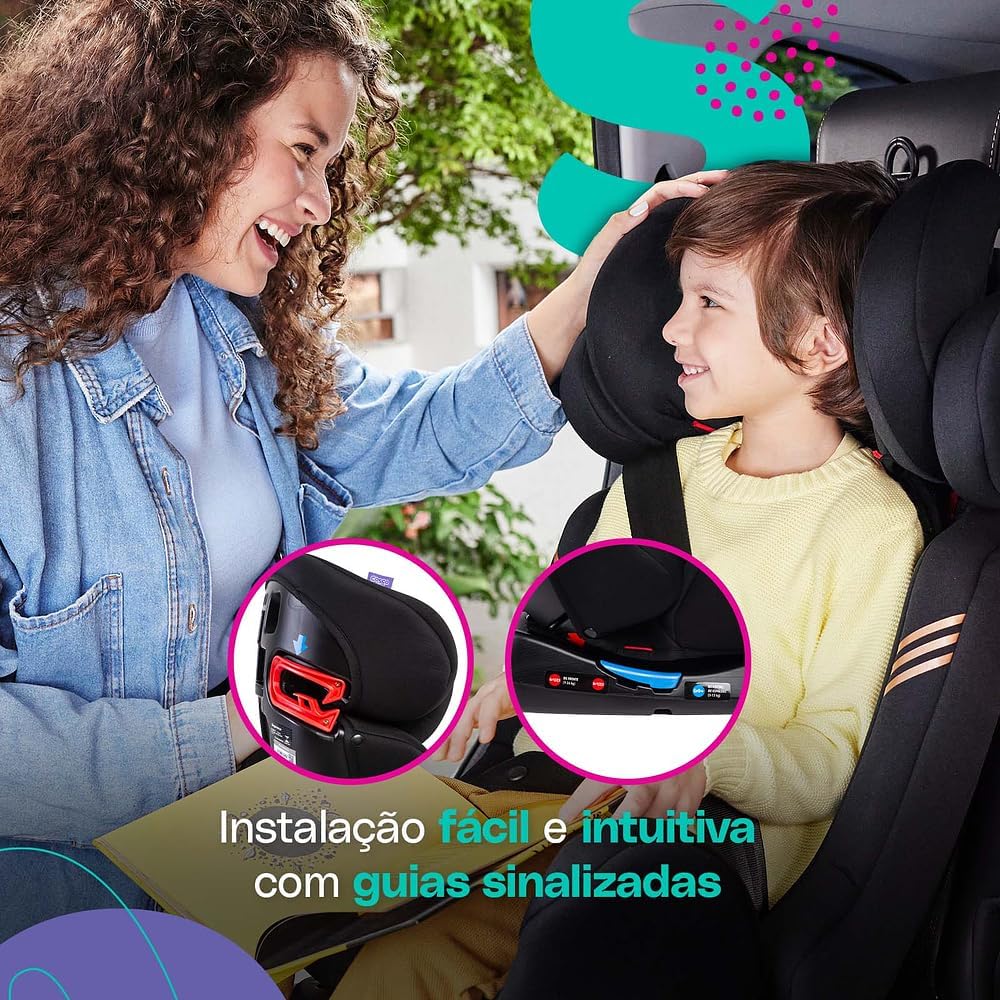 Cadeirinha para Auto até 36kg com 2 Posições de Inclinação — foto 6