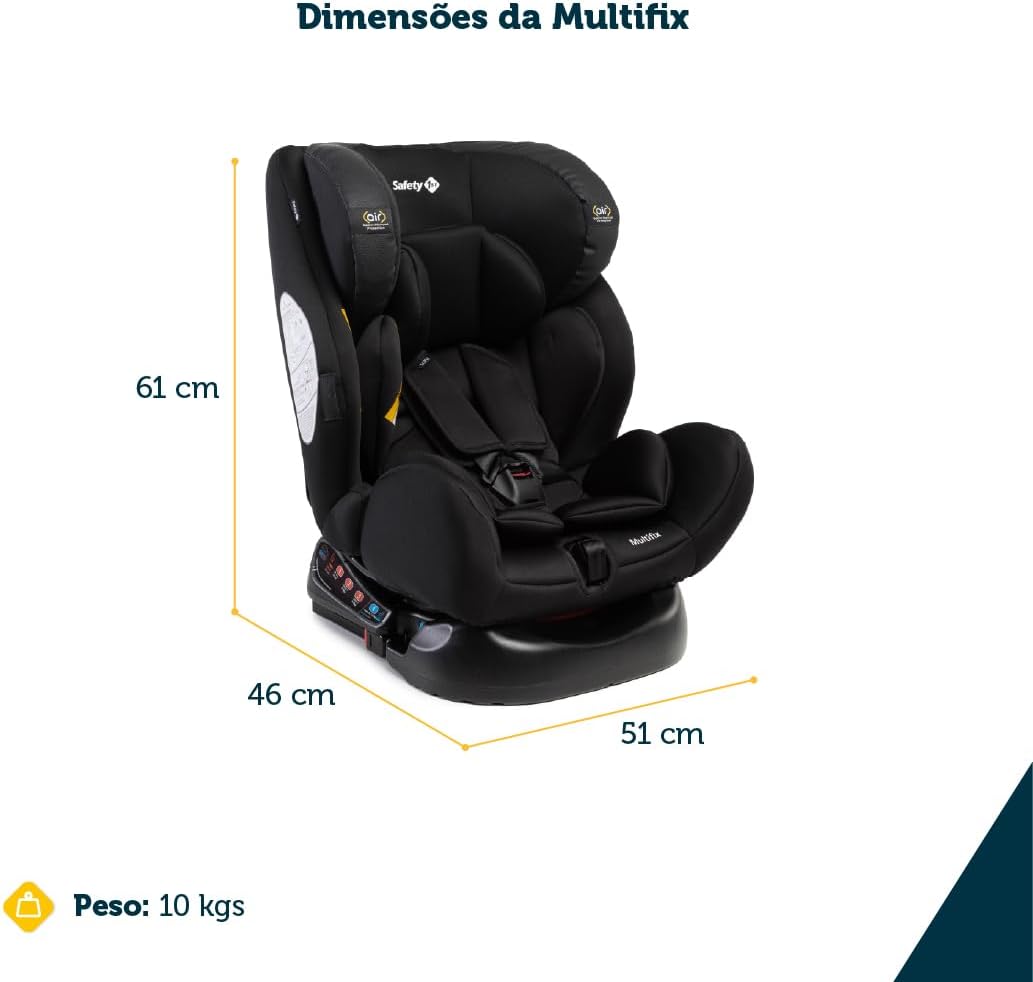 Cadeirinha para Auto Multigrupos 0 a 36kg com Air Protect — foto 4