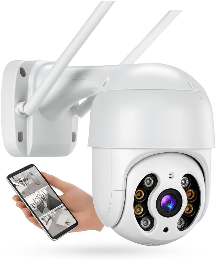 Câmera de Segurança Wi-Fi Externa IP A8 – Prova d’Água com Visão Noturna Infravermelha e Monitoramento em Tempo Real Premium (1)
