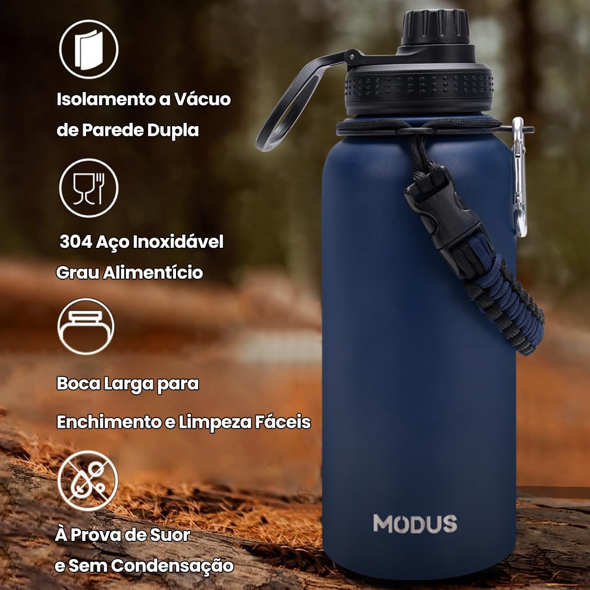 Chaleira Térmica Aço Inox 304 com Isolamento a Vácuo — foto 3