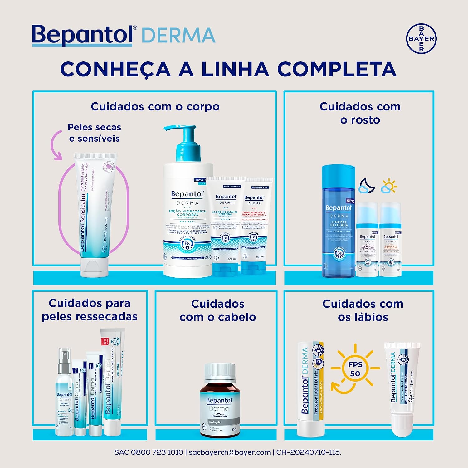 Creme Hidratante Corporal Bepantol Derma — foto 6