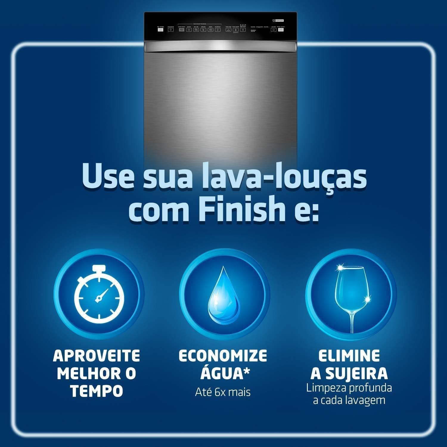 Detergente em Pó para Lava-Louças Finish Power Powder Advanced — foto 5