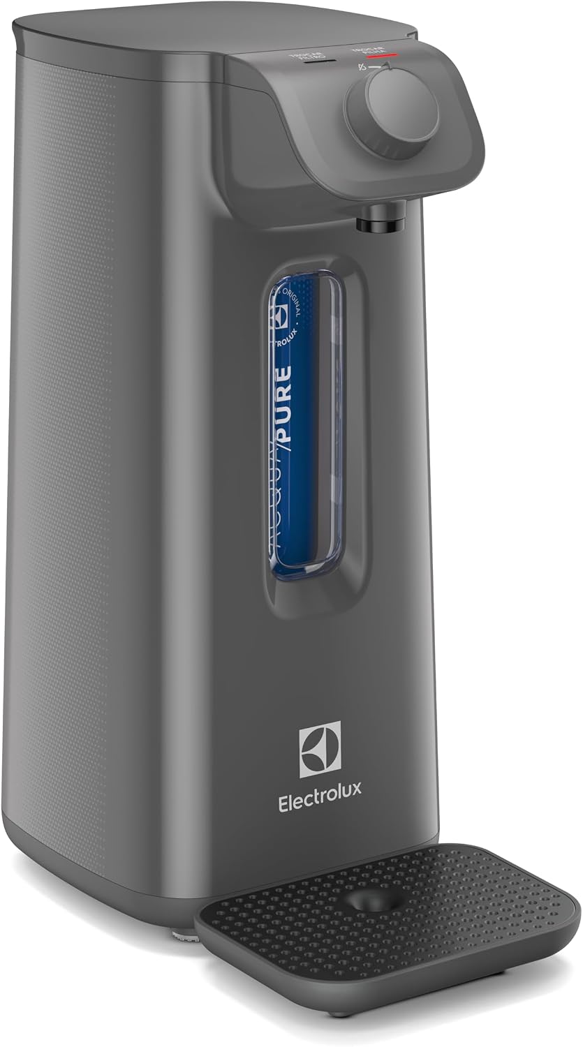 Electrolux Purificador de Água Natural Filtro Refil Compacto Tecnologia Acqua Pure Alta Filtragem 6 meses 3000 litros Design Moderno PN10X não necessita energia fixação na parede ou mesa/bal