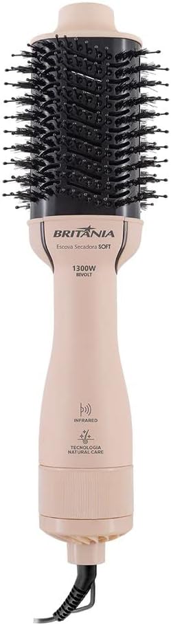 Escova Secadora Britânia Soft 4 em 1 1300W BEC07R Bivolt — foto 2