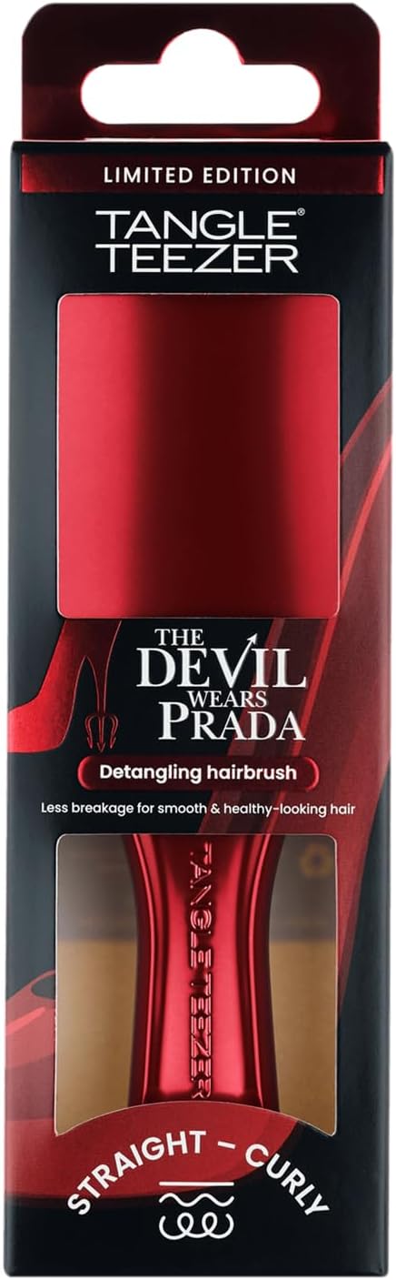 Escova Tangle Teezer Mini Ultimate Detangler Vermelho Metalizado — foto 4