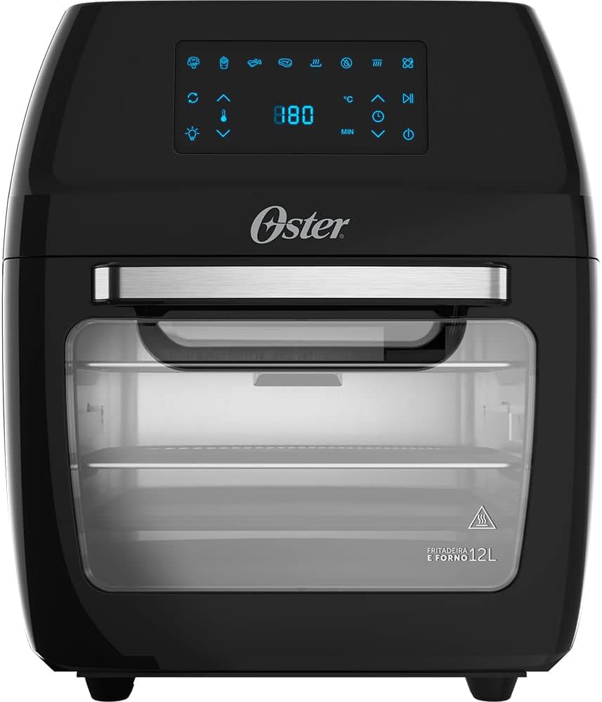 Fritadeira Air Fryer Oven 12L 1800W 3 em 1 Oster Branco