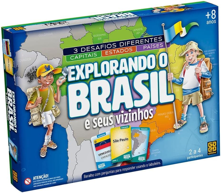 Jogo Explorando o Brasil Grow