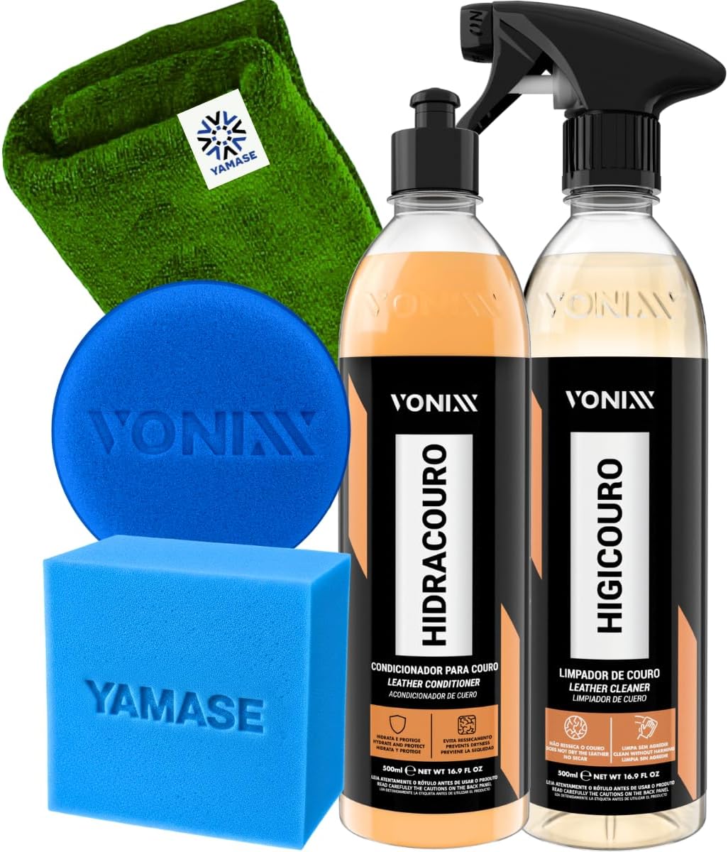 Kit Limpeza e Hidratação de Couro Hidracouro Higicouro Vonixx
