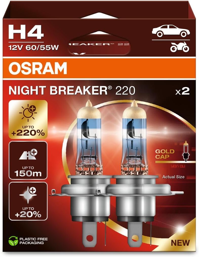 Lâmpada OSRAM Night Breaker 220 H4