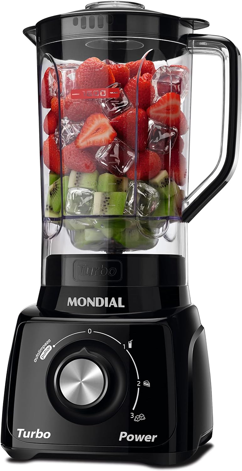 Liquidificador 550W 2,2L com 3 Velocidades e Pulsar
