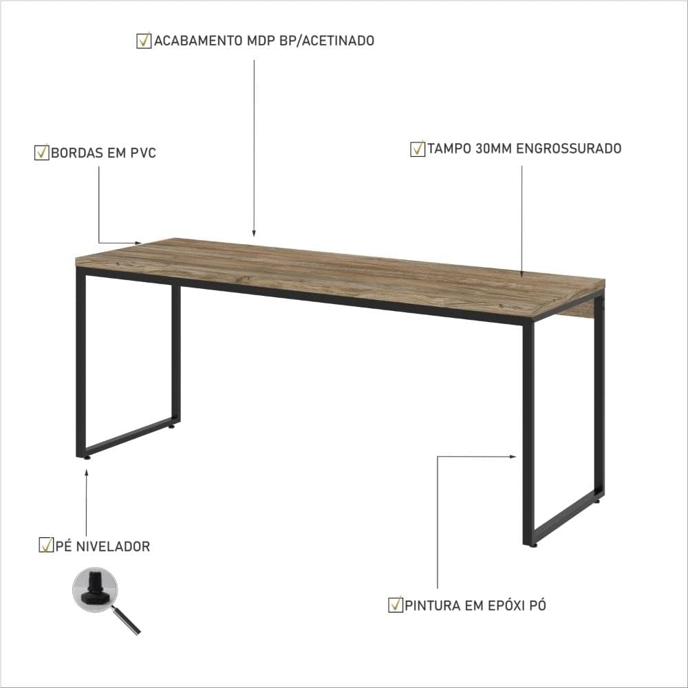 Mesa Dynamica Diretor 180X60X75cm — foto 6