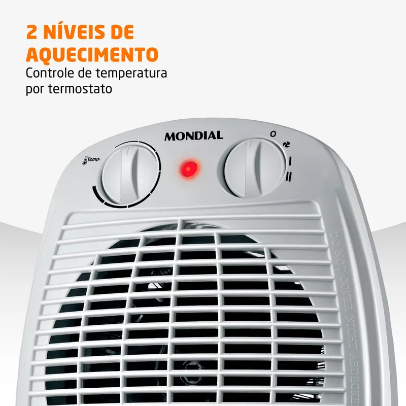 Mondial A-08 Aquecedor de ar 1500w -127/220V — foto 3