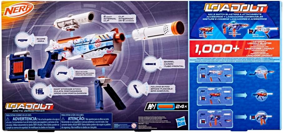 Nerf Loadout Arctic Zerostriker Lançador — foto 3
