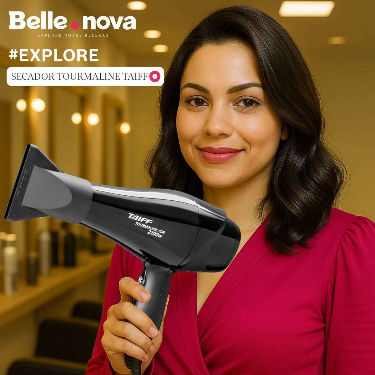 Secador De Cabelo Taiff New Tourmaline Profissional 2100w — foto 2