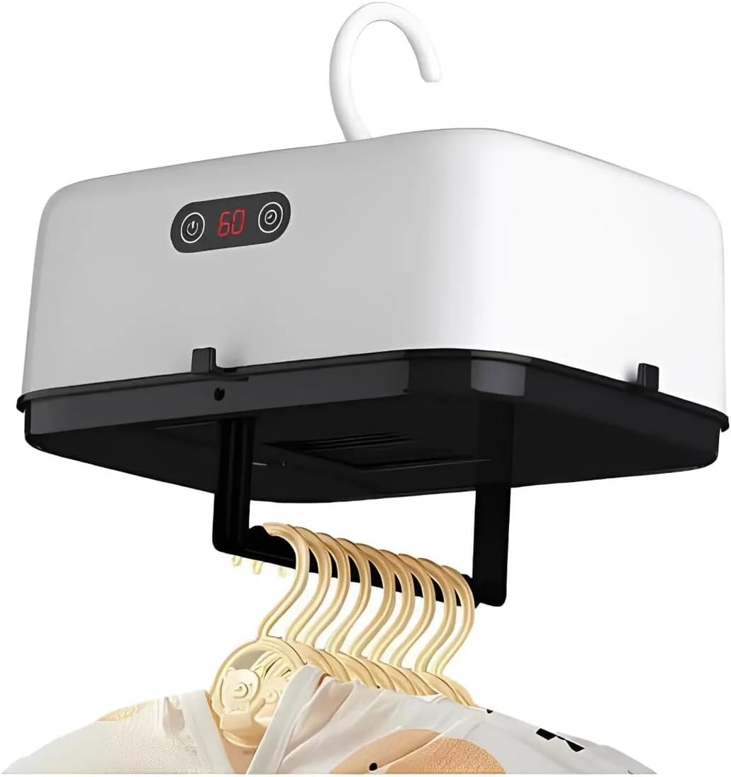 Secador De Roupas Portátil Elétrico Aquecedor Varal Dobráve 220V