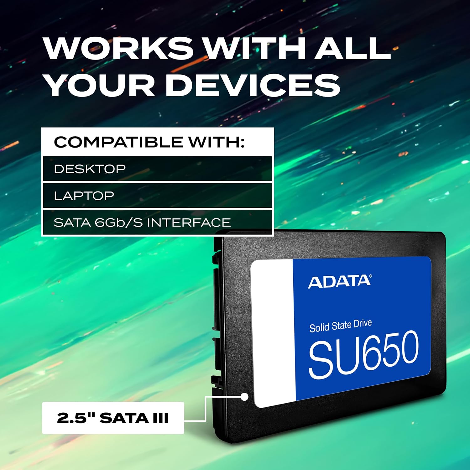 SSD ADATA SU650 2,5 512 GB — foto 4