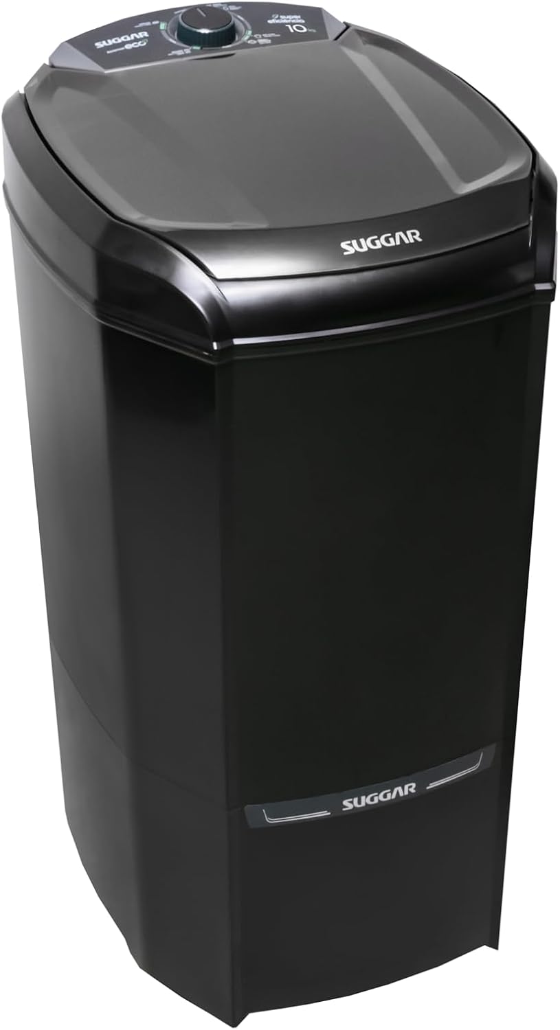 SUGGAR LAVADORA DE ROUPAS LAVAMAX ECO 10KG 110V PRETA LE1021PT — foto 3