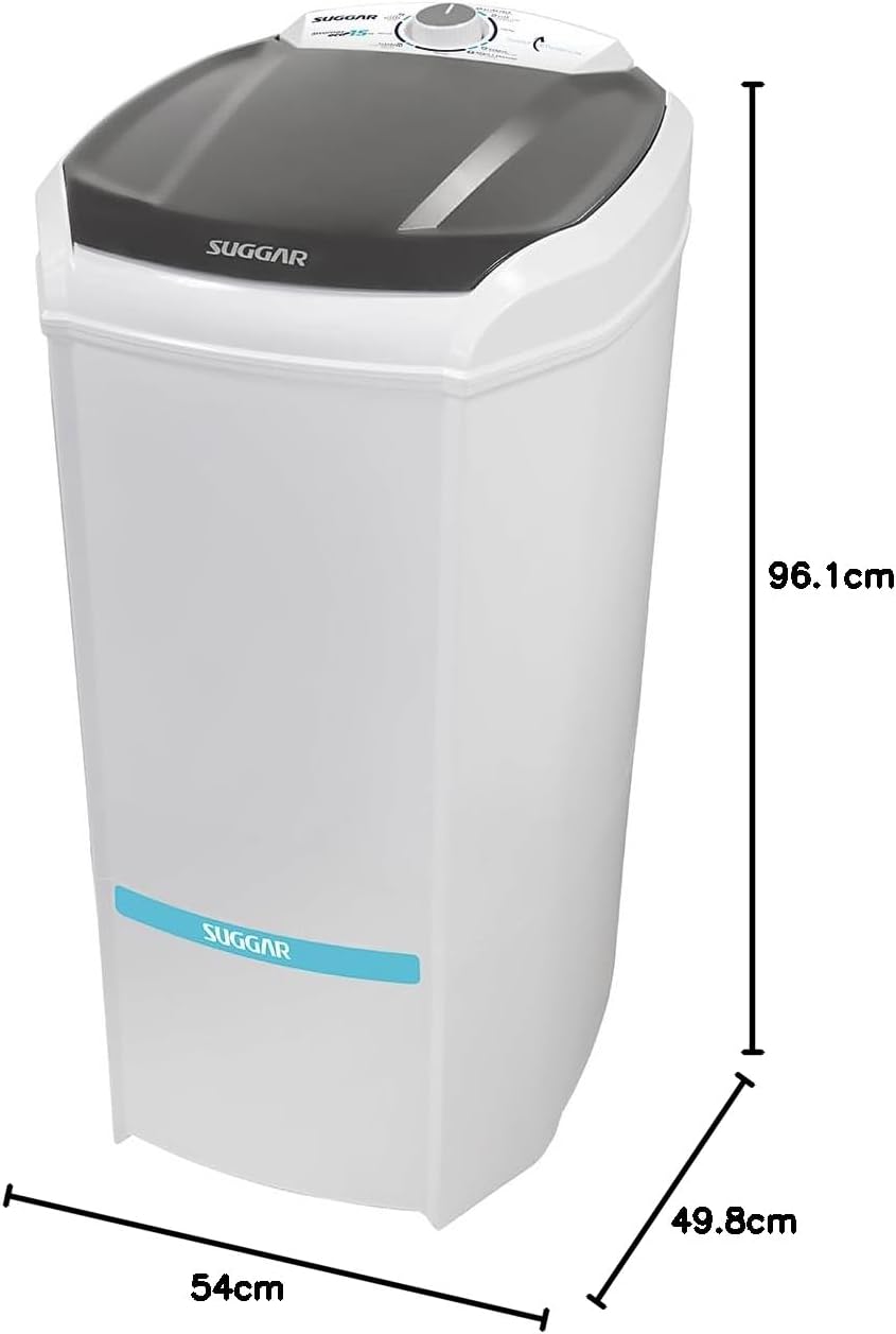 SUGGAR LAVADORA DE ROUPAS LAVAMAX ECO 15KG 110V BRANCA LE1521BR — foto 3