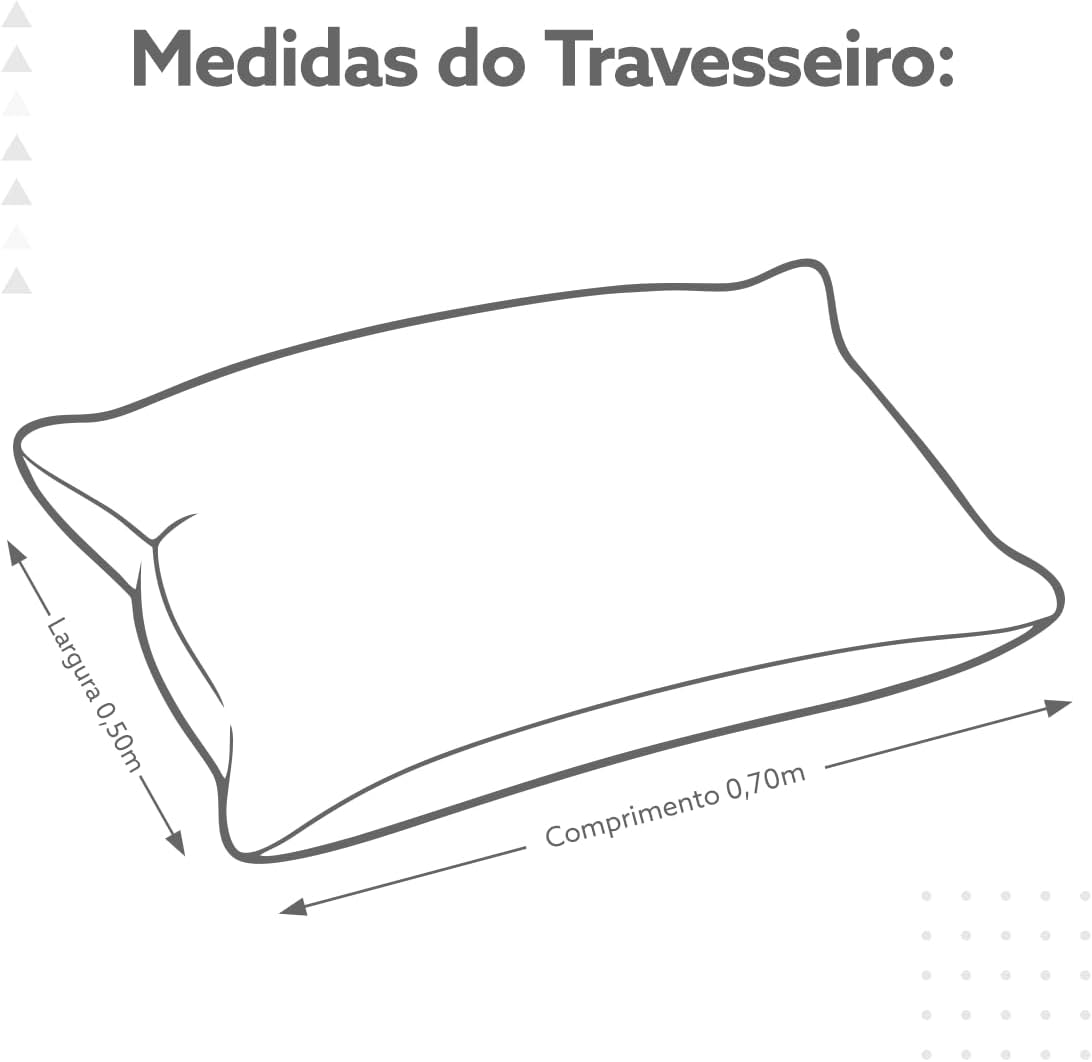 Travesseiro Toque de Pluma Percal 400 Fios Lavável — foto 2