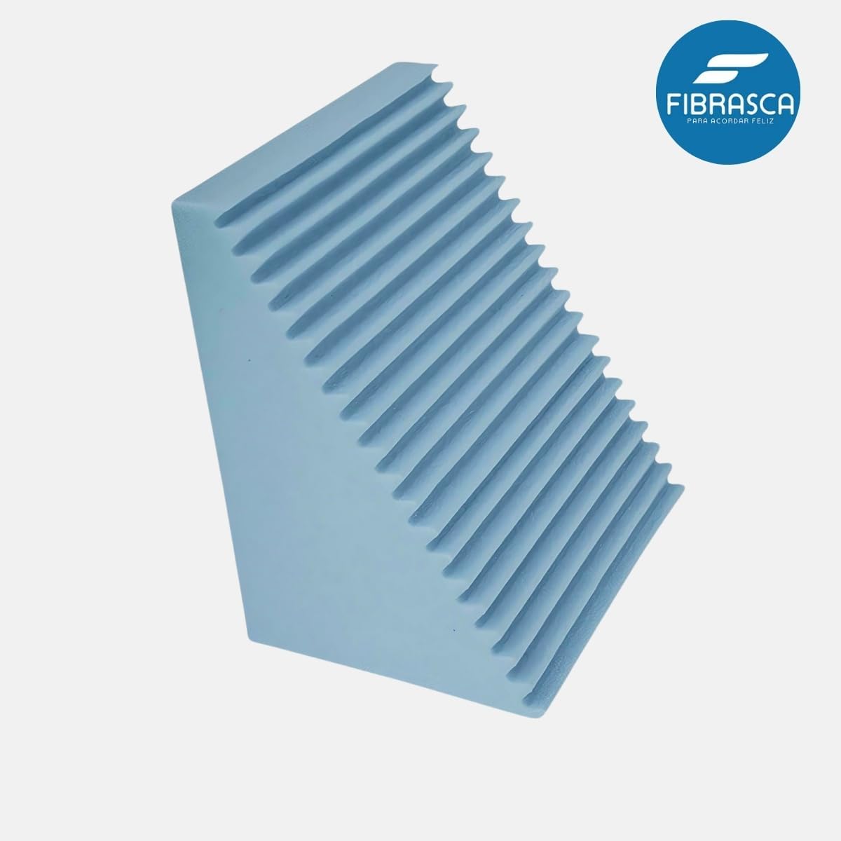 Travesseiro Triangular Encosto Anatômico – Branco - Fibrasca — foto 2