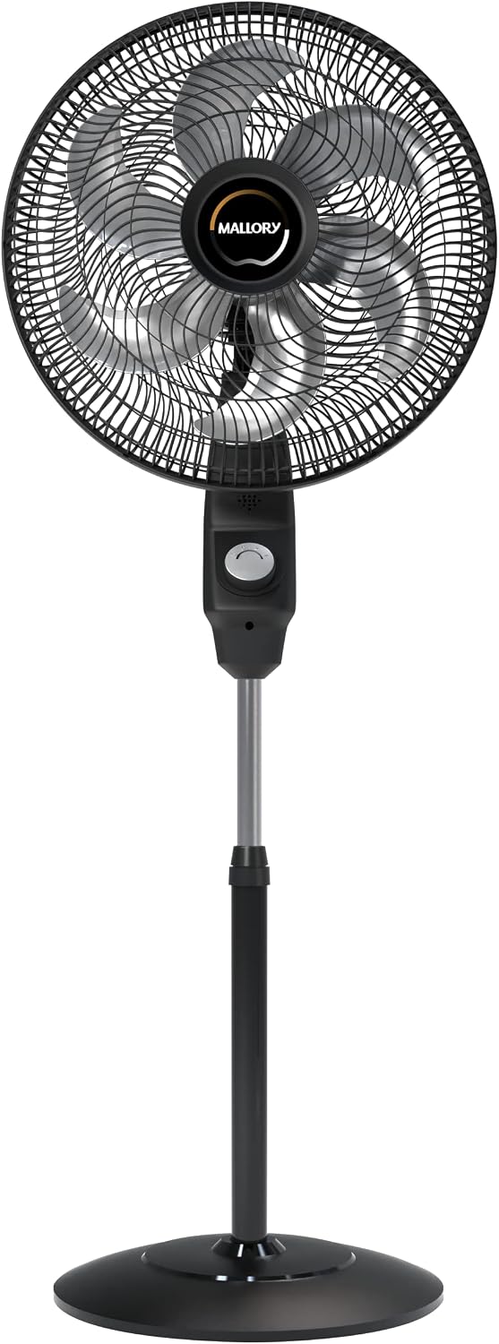 Ventilador de Coluna Mallory Éolo 126W, Silencioso, Hélice de 6 pás, Grade Especial em Sistema TS, Máxima Vazão e Mínimo Ruído – PR-GF- 220V