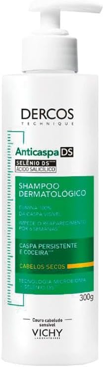 Vichy, Dercos Shampoo Anticaspa Intensivo para Cabelos Secos